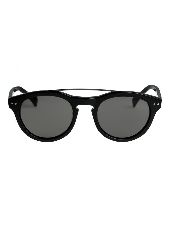 Black|Grey | Womens Roxy Sunglasses Jill Sunglasses Shiny Black/Grey |  Navigate FP